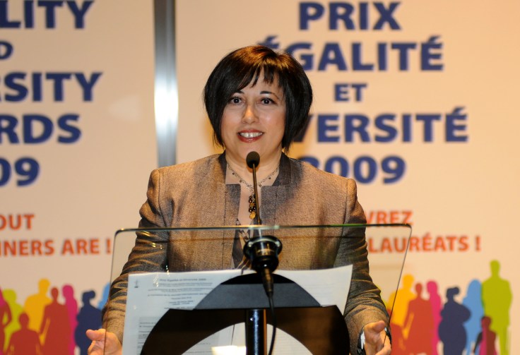 Rosa Brignone on the International Women's Day in the European Parliament, during the Equality and Diversity Awards, in Strasbourg.