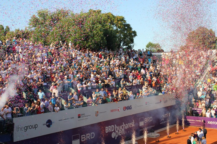 Finals ceremony at BRD Bucharest Open 2014