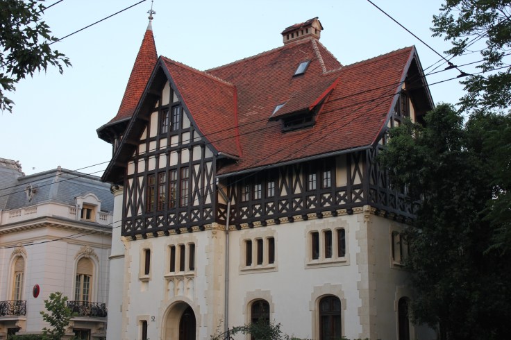 Vila Herescu on Dacia Boulevard in Bucharest's second district features romantic and neogothic architectural elements