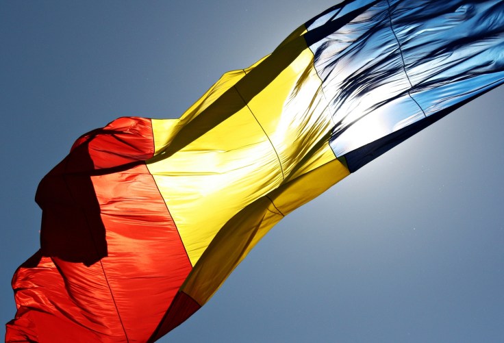 The Romanian flag