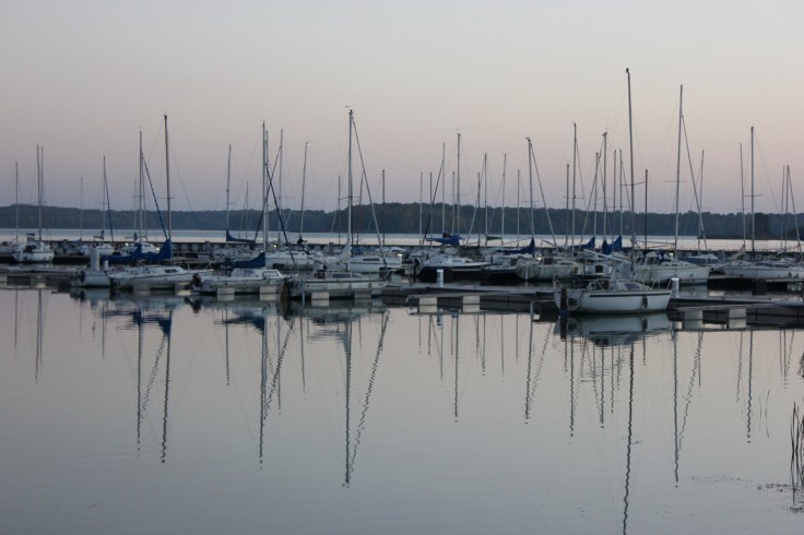 Fishing boats on the Madine lake