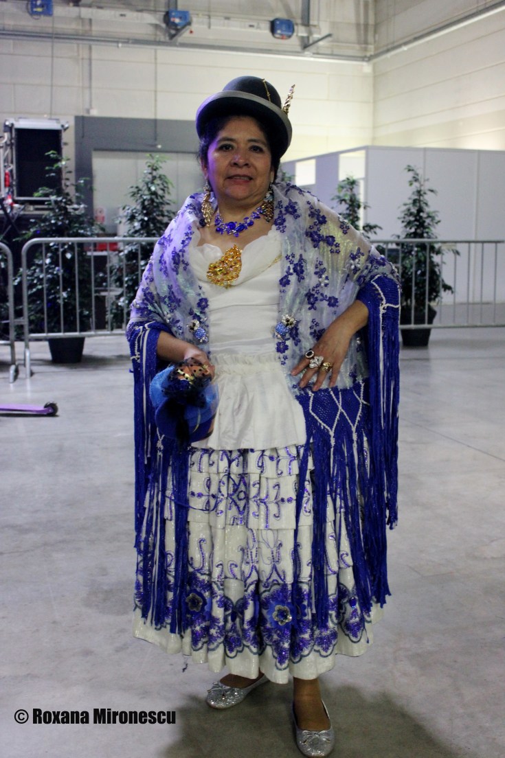 Bolivian woman at Migration Festival