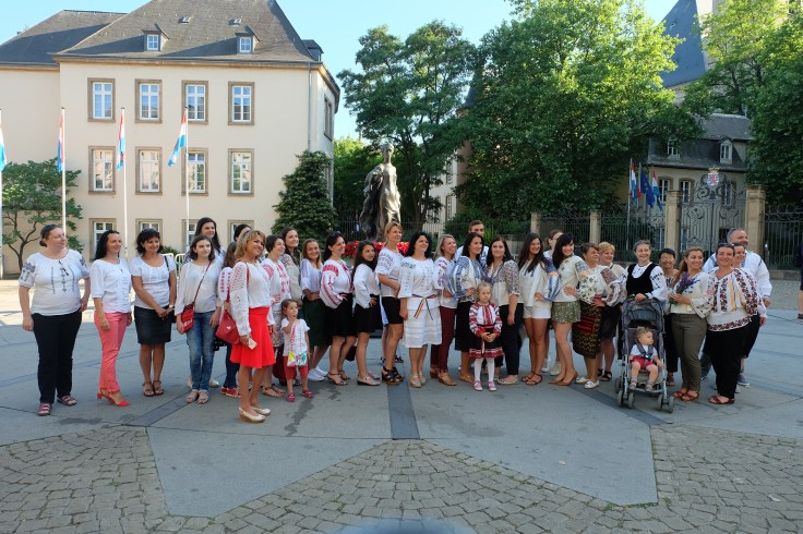 Last year's Romanian Blouse celebrations in Place Clairefontaine in Luxembourg-City |Photo: © Raluca Caranfil